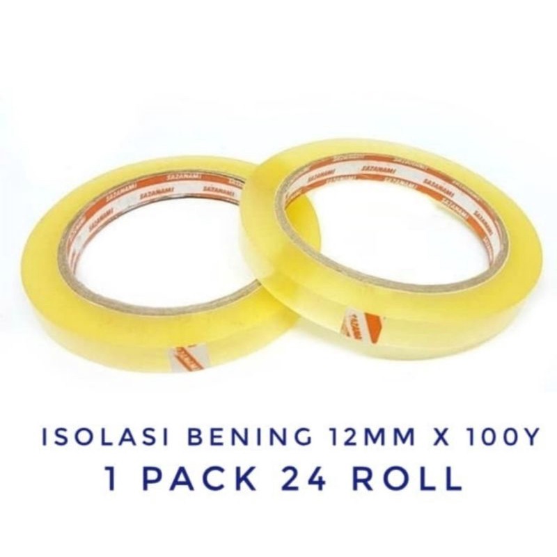 Isolasi bening/solatif bening 12mm tebal kualitas bagus