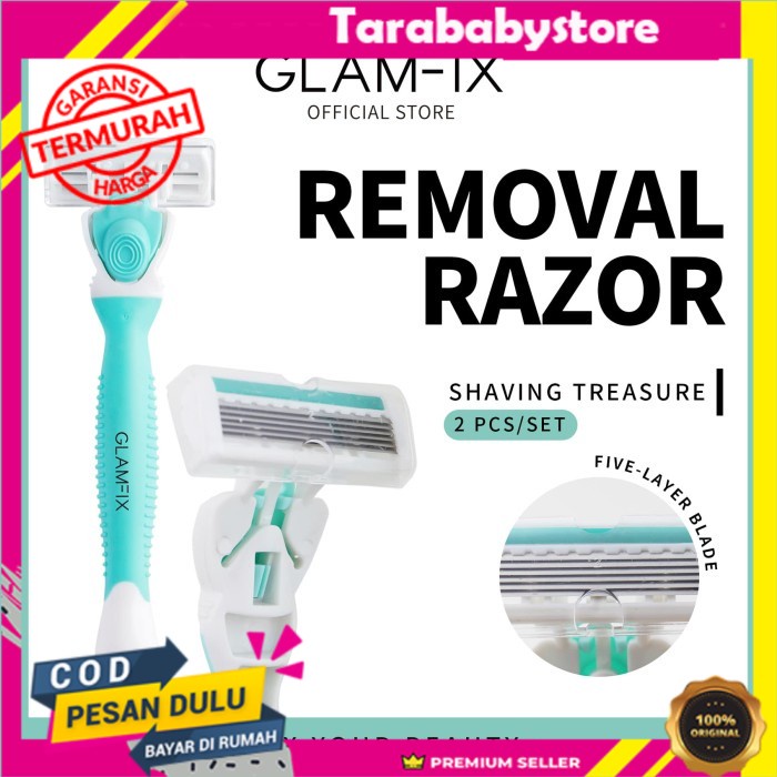 Glam Fix Hair Removal Razor Isi 2pcs | Glamfix ORIGINAL