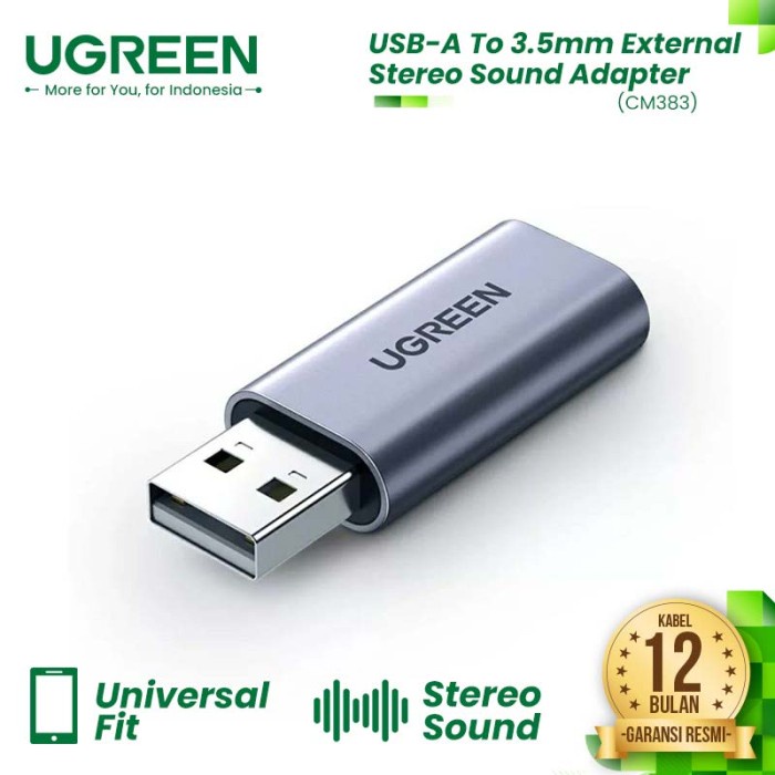 UGREEN External Audio Soundcard USB-A - CM383