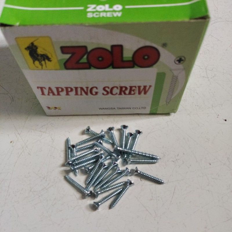 sekrup taping 6x1 zolo (100pcs) / tapping screw zolo 6x1 (100pcs)