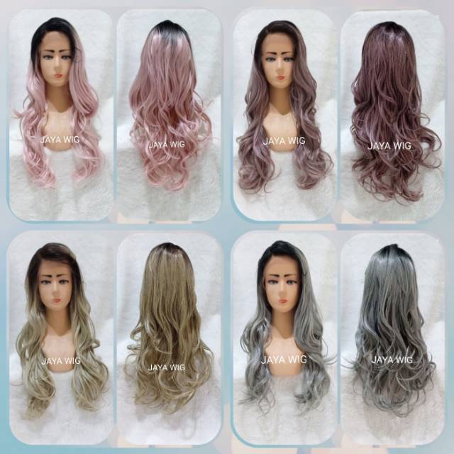 FRONTLACEWIG /LACE WIG /WIG CURLY /WIG PANJANG /WIG PENDEK /WIG RAMBUT PALSU