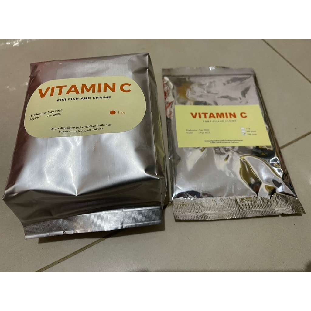VITAMIN C UNTUK IKAN DAN UDANG / VITAMIN C IKAN 100GRAM