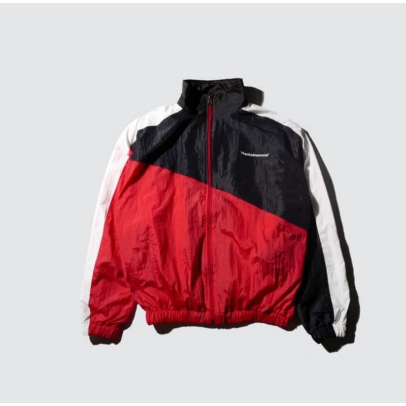 Thanksinsomnia Jacket Windbreaker Red Black