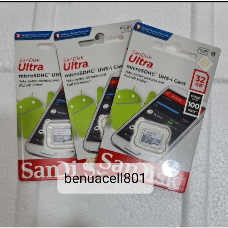 Memory Sandisk kartu memory sandisk Micro sd Sandisk 32 GB original