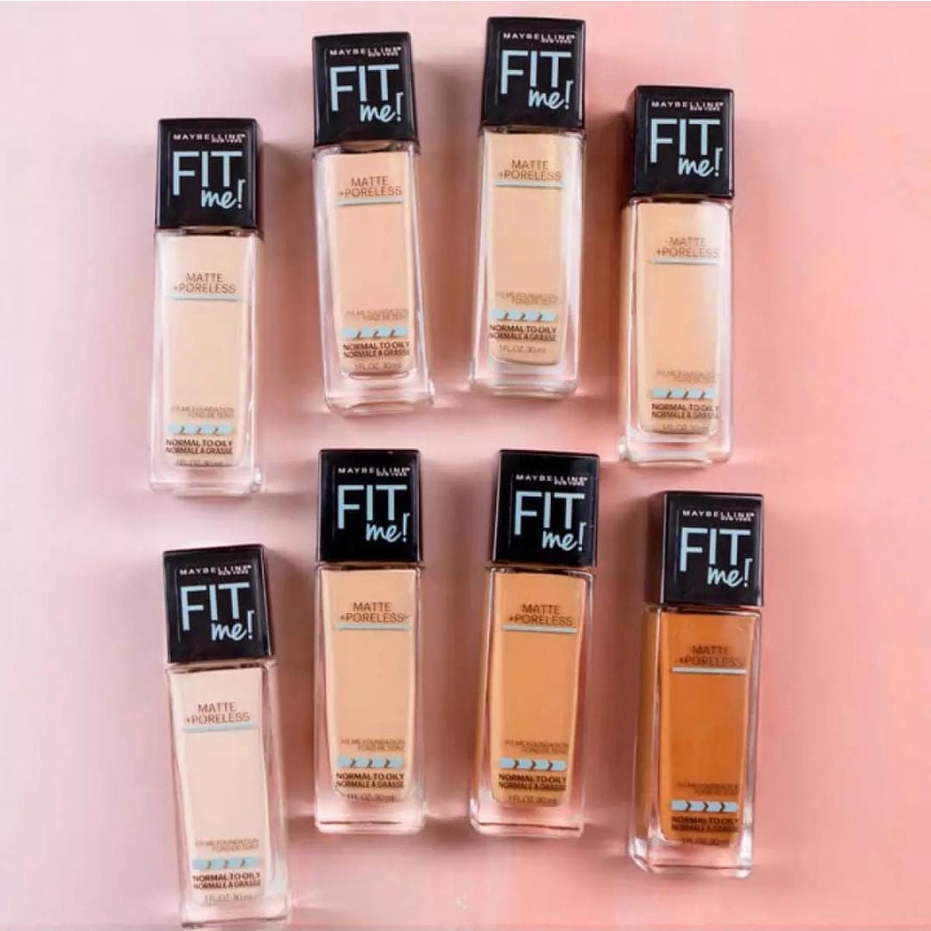 Fit Me 1 Paket / Paket Makeup Maybelline Fit Me Lengkap 6in1