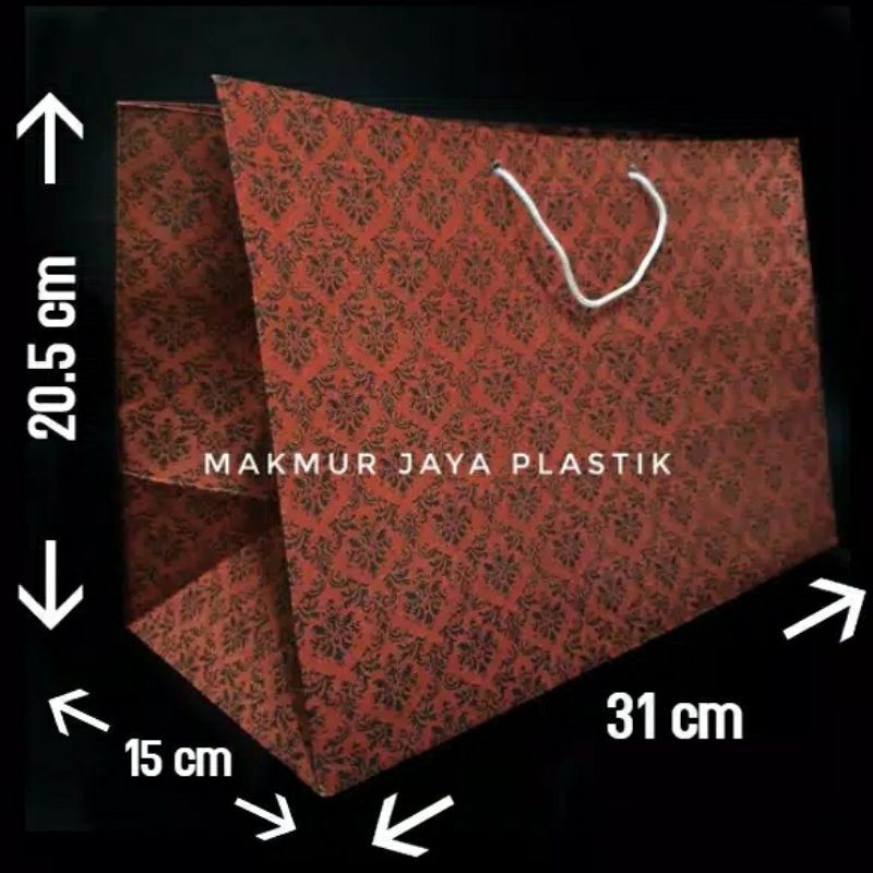

PAPER BAG BROWNIES MOTIF BATIK ISI 12 PCS