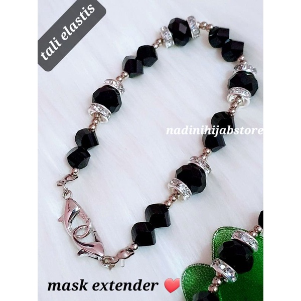 Strap Mask Konektor Masker Hijab Mutiara Mask Extender