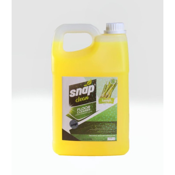 snap clean floor cleaner pembersih lantai 4L. keluar kota