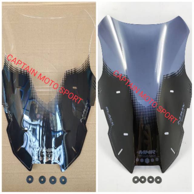 Windshield mhr ocito carbone Yamaha all new nmax 2020-2023 visor nmax new mhr