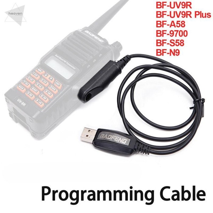 Setting Frequensi Kabel Program UV-9RPlus BF-A58 BF-A58S Baofeng HT UV9 UV9R Frekuensi Cabel Data Kabel