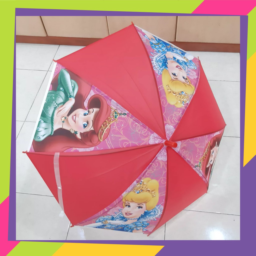 811 / Payung anak model kombinasi motif karakter / Umbrella motif charakter