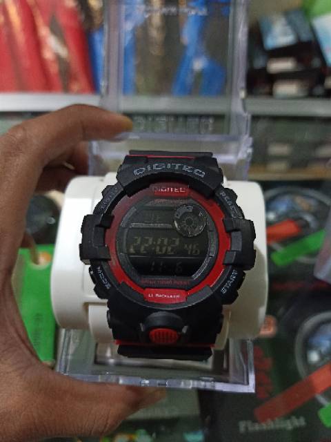 Jam tangan outdoor Digitec water resist digital