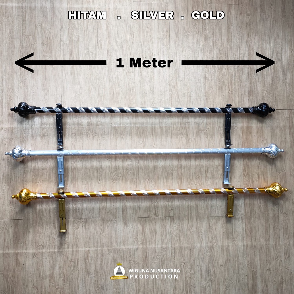 Satu Set Batang Gorden | Rollet Gorden | Besi Gorden