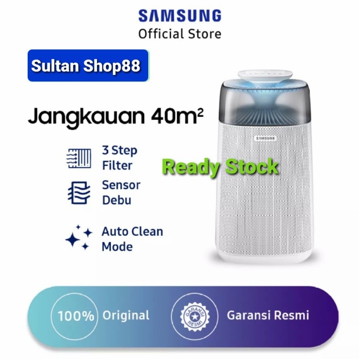 Ready - Samsung Air Purifier Ax40R3030Wm/Ax3300 (40 M2)