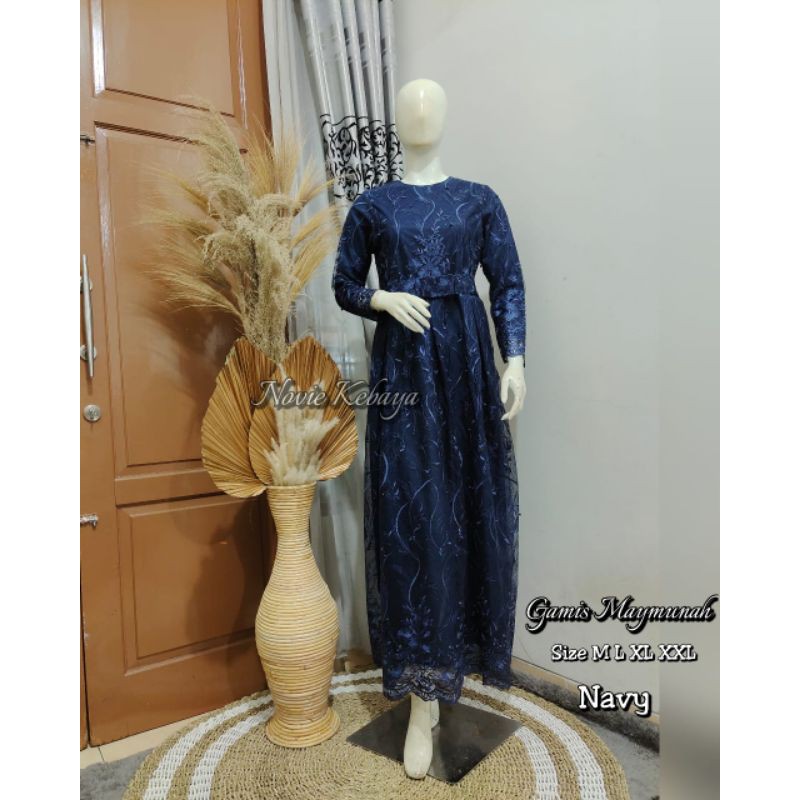 gamis cantik maymunah novie kebaya