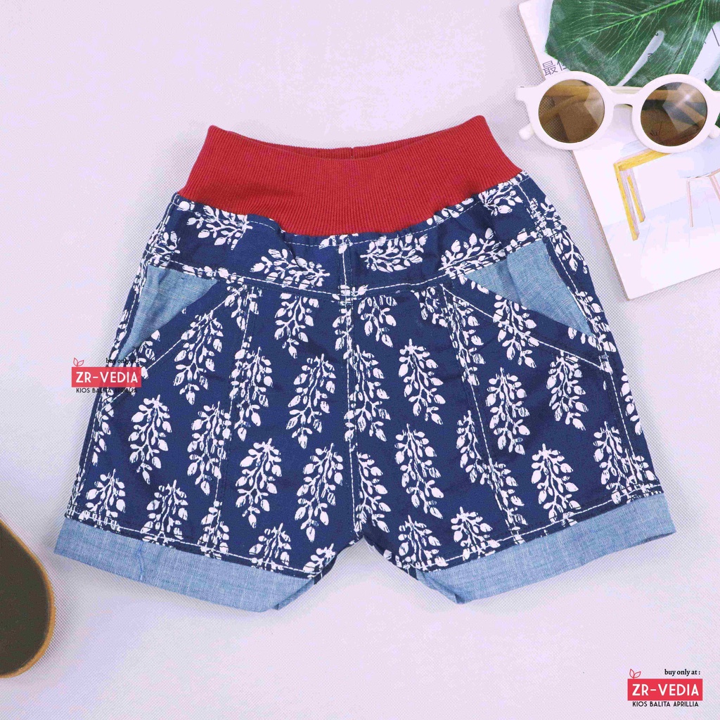 Celana Boxy uk 3-5 Tahun / Short Pants Anak Laki Polos Pendek Cowok Boxer Tebal Kantong Harian Murah