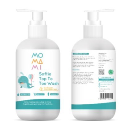 Momami Softie Top To Toe Wash 235ml