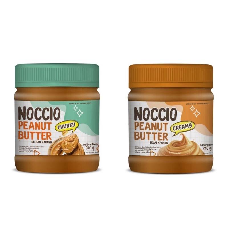

Noccio Peanut Butter Selai Kacang 340 gr
