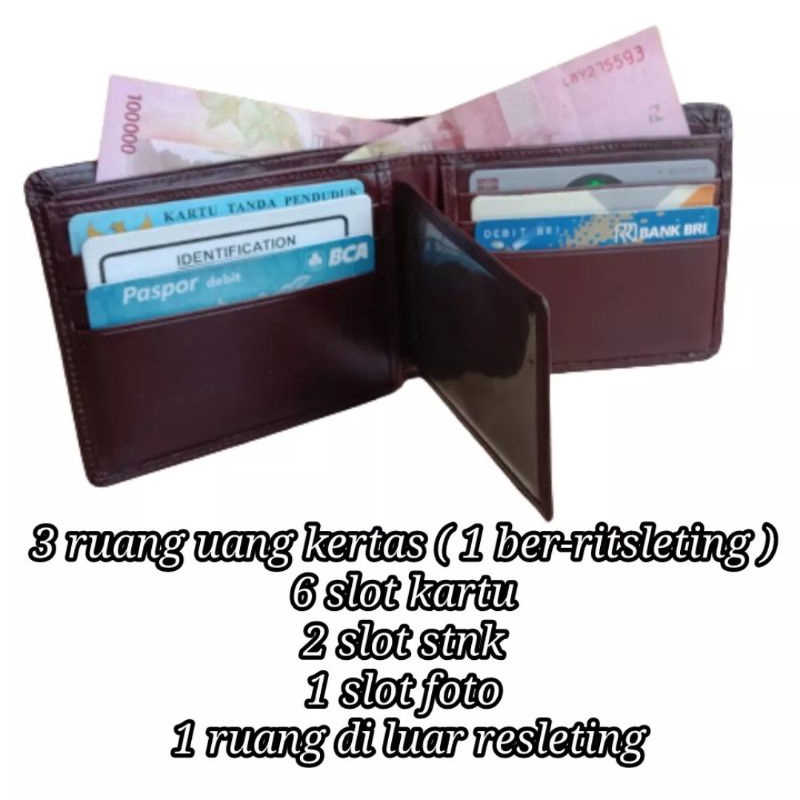 DOMPET PRIA KULIT SAPI ASLI HARGA GROSIR