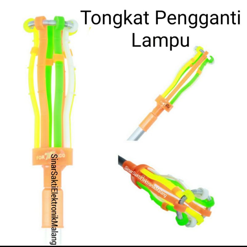 Alat pasang lampu / stick lamp / tongkat pengganti / ganti lampu