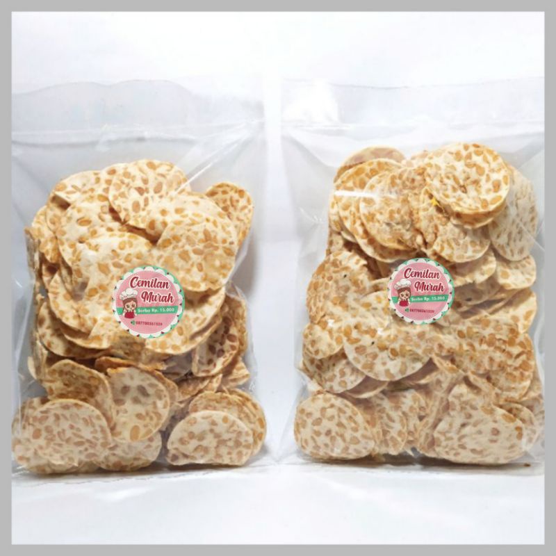 

keripik tempe sagu gurih 500 gr tempe sagu Snack keripik tempe sagu