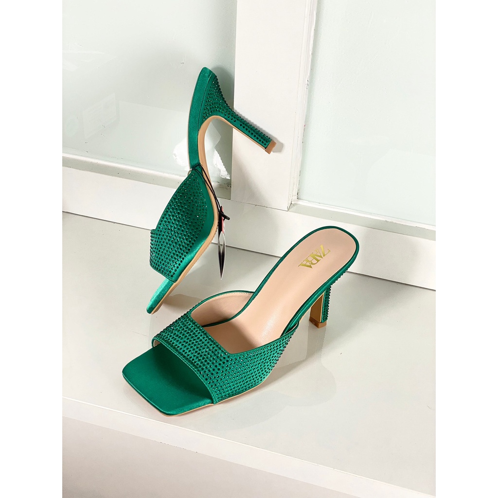 [7.7 Boombastis Sale⚡] - SANDAL WANITA HEELS IMPORT ZS470 SENDAL HAK TINGGI PREMIUM