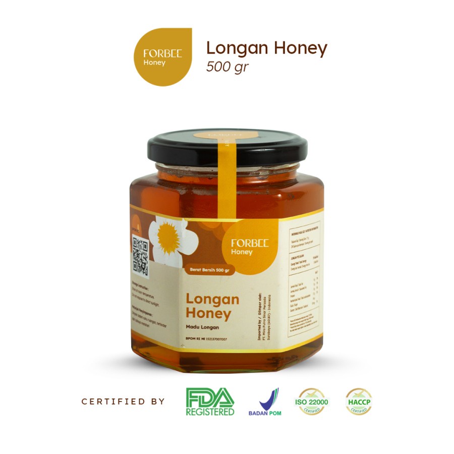 

Forbee Madu Longan Honey 550gr 550 gr