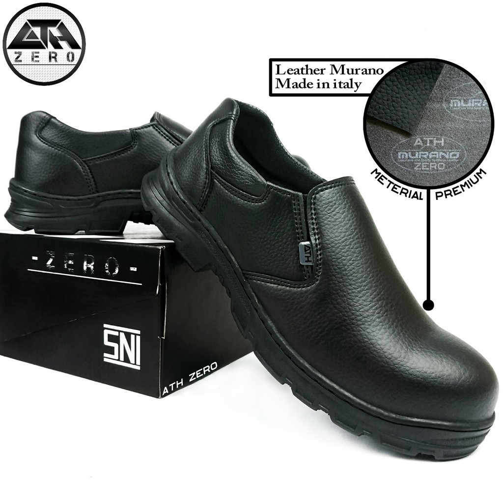 Sepatu Safety Slop Safety Slip on Sepatu Kerja safety Selop Safety Shoes Septy Tanpa Tali Slip-On Septi Slip On Savety Sepatu Industri Proyek Septy Sepatu Sefty Pria