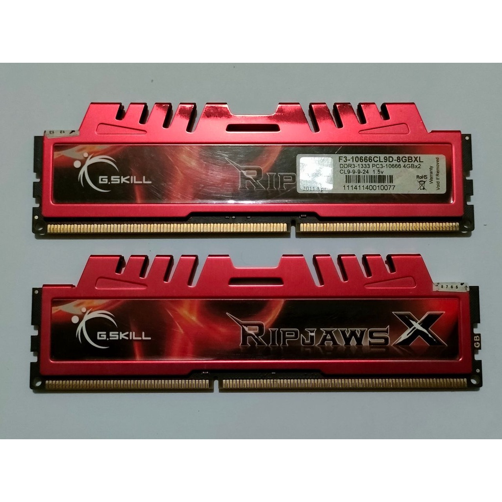 RAM G SKILL RIPJAWS DDR3 8GB 1333 mhz