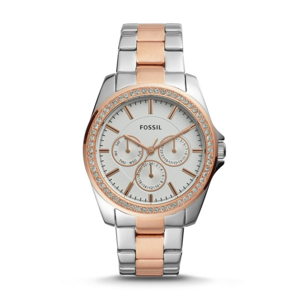 Fossil  Janice Multifunction Two-Tone Stainless Steel Watch [BQ3420]
