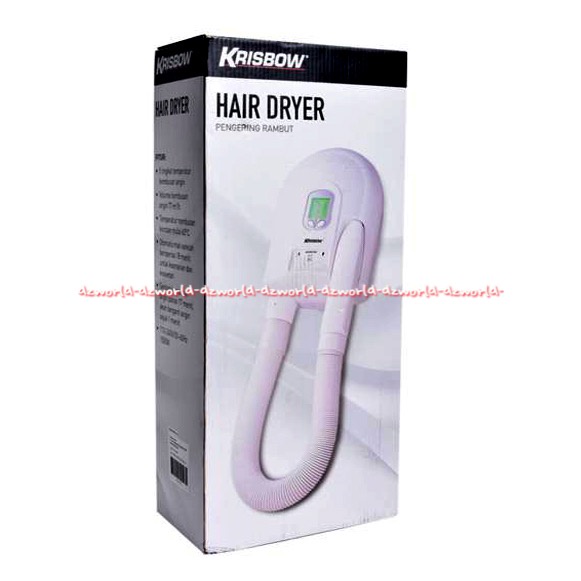 Krisbow Wall Hair Dryer Digital Pengering Rambut Menempel Pada Dinding Kris Hairdryer Model Hotel White Hair Dryer Warna Putih