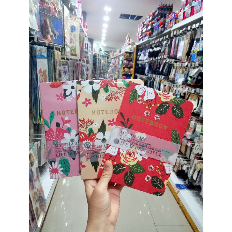 

[TERLARIS] Notebook Flora Bunga Aesthetic Note Book Tropical Buku Tulis Aesthetic