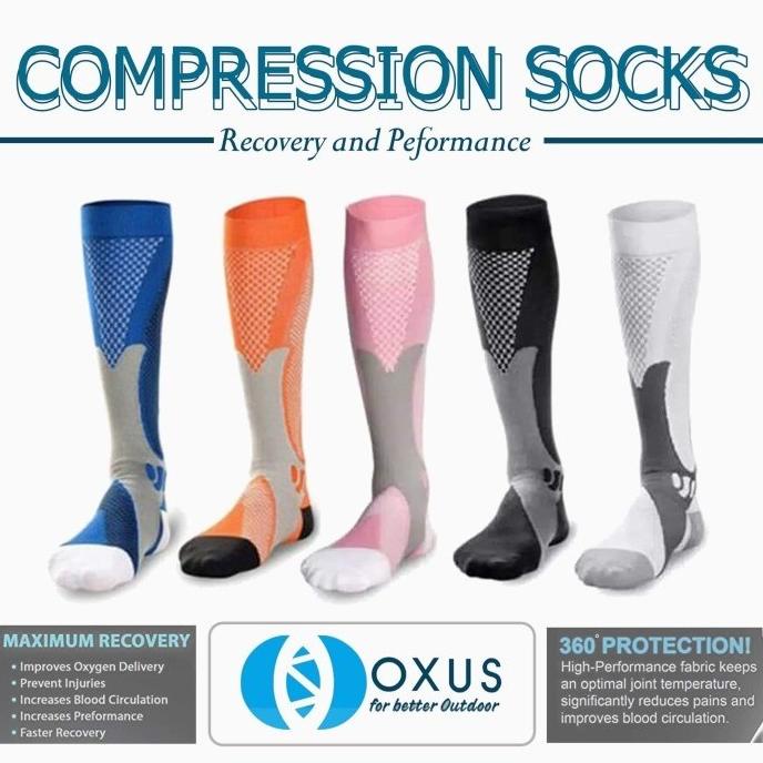 [promo] compression socks kaos kaki kompresi running hiking not aonijie 2xu