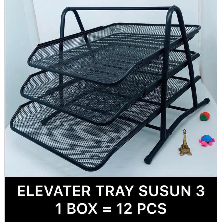 

Rak Dokumen Letter Tray 3 Susun VANCO 2003 /Paper Tray/Elevated Letter Tray 3Susun