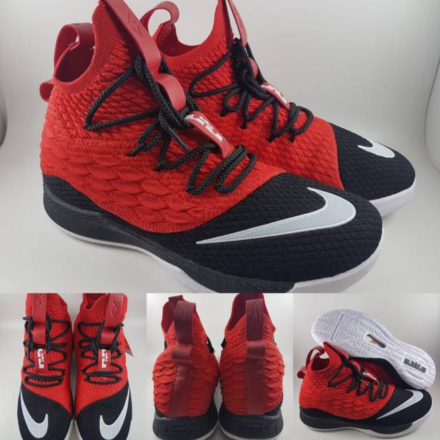 all red lebron 15