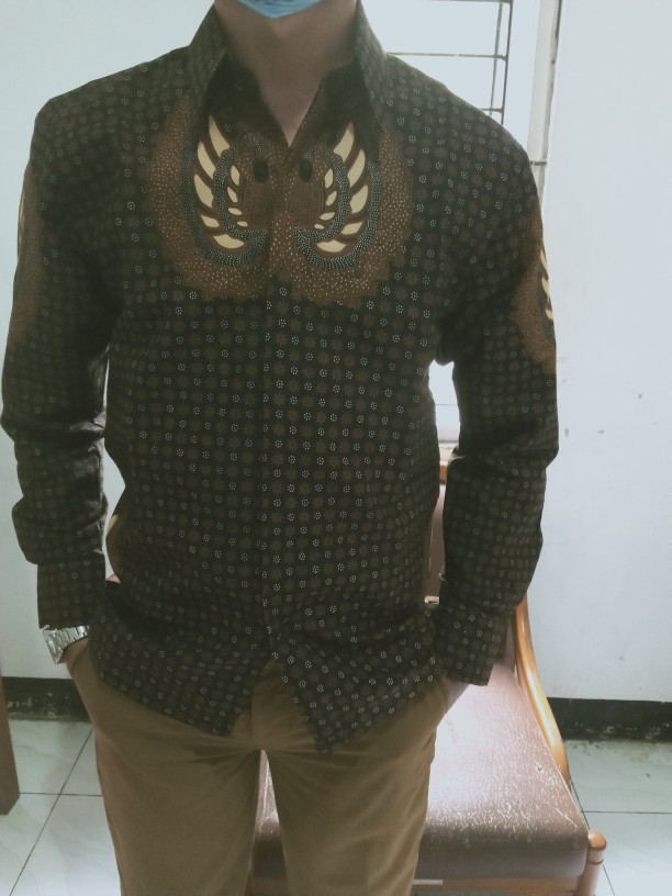 Kemeja Batik Solo Slimfit (po) Motif Sogan Truntum Garuda
