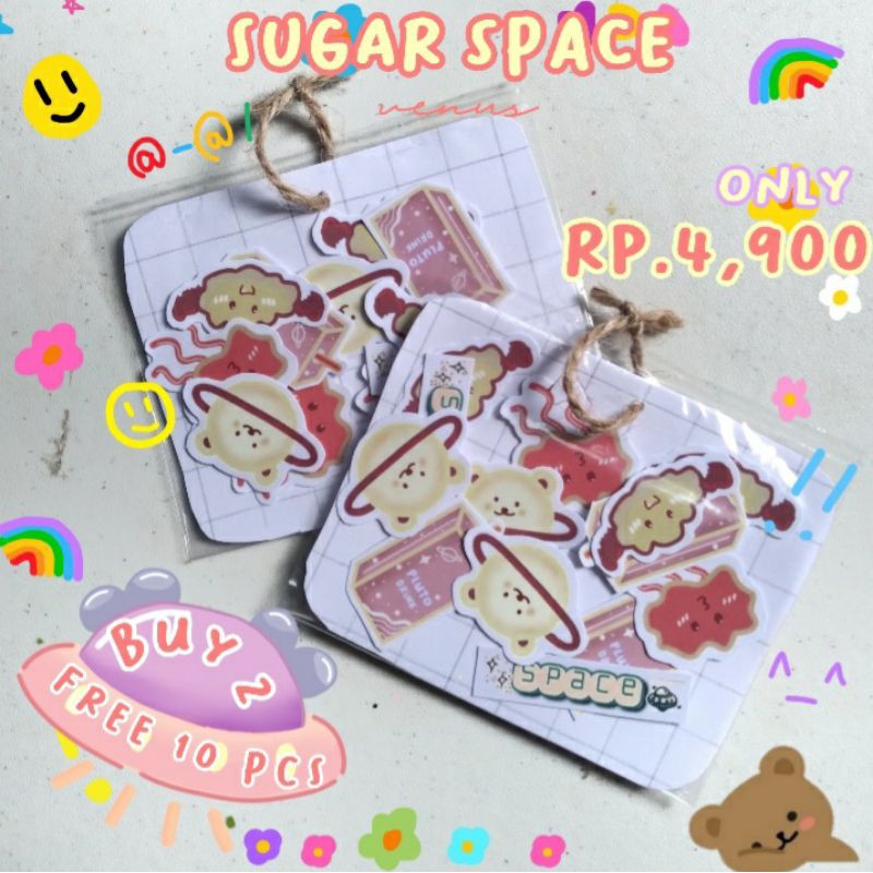 

stikergayakorea[Buy2Free10pcs]Sugarspaceset