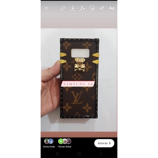 SOFCASE MOTIF BAHAN KULIT SAMSUNG S8 CASE MOTIF -BENUA DUNIA