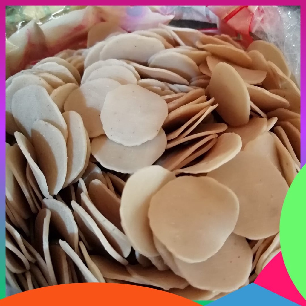 

KERUPUK KEMPLANG TIPIS RASA UDANG PUTIH MENTAH 1 KILOGRAM