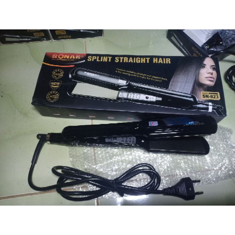 catok rambut sonar sn823 alat pelurus rambut