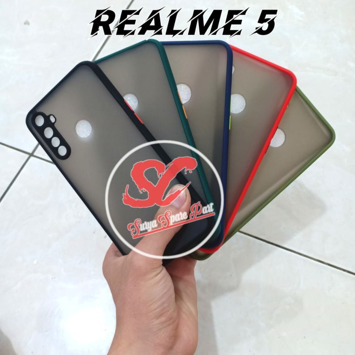 Case Realme 5 - Slim Case Fuze Dove Realme 5 Biasa - SC