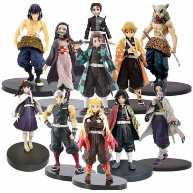 Figure Tanjiro Zenitsu Nezuko Inosuke Kimetsu No Yaiba