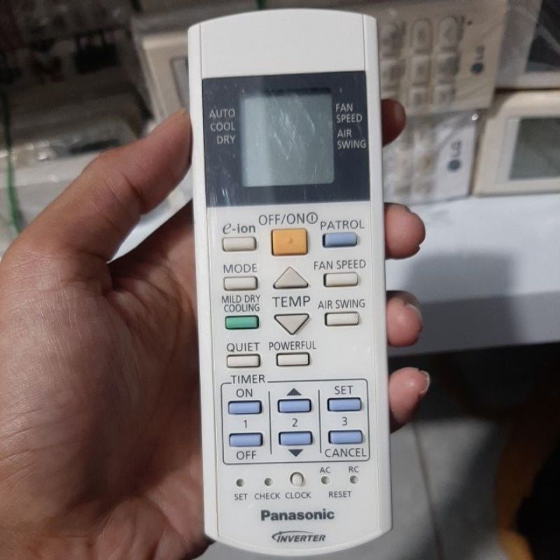 REMOTE REMOT AC PANASONIC E-ION PATROL ORIGINAL ASLI