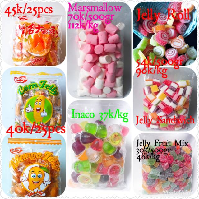 

Aneka Jelly Permen dan Marsmallow