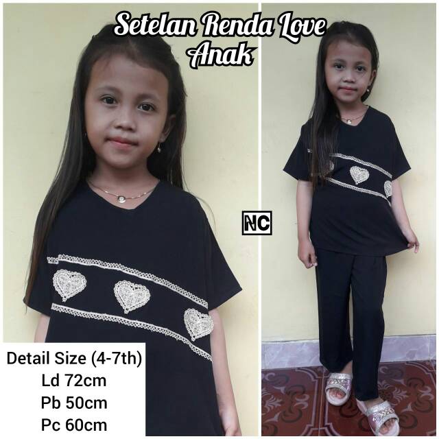 SETELAN RENDA ANAK /SETELAN ANAK ARABIAN USIA 4-7TH