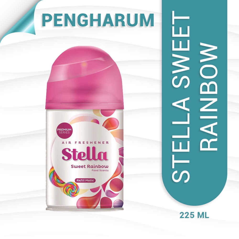 Stella Pengharum Ruangan Matic Refill Sweet Rainbow 225ML