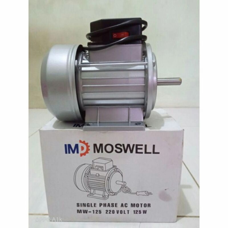 Dinamo Gerak 1 Phase Motor Penggerak Mesin Parut Singkong Kelapa 200W