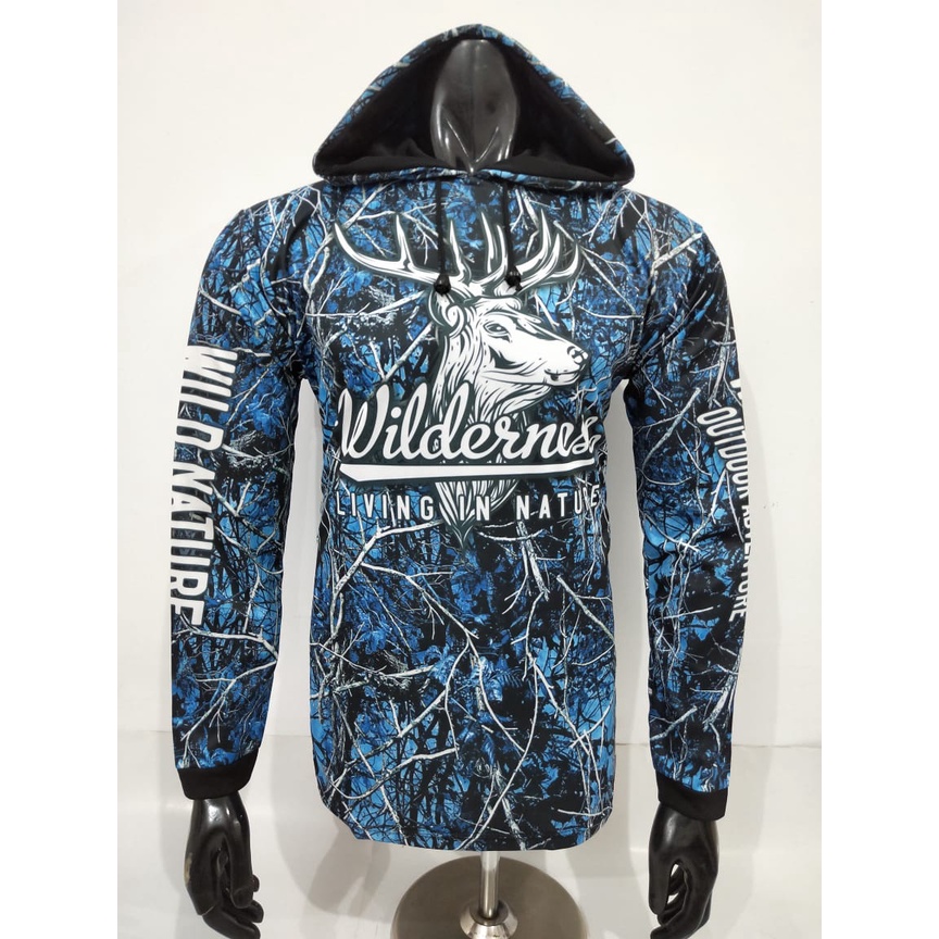 ATASAN KAOS JERSEY HUNTING BERBURU - JEMPER HOODIE HUNTING BERBURU BERTOPI