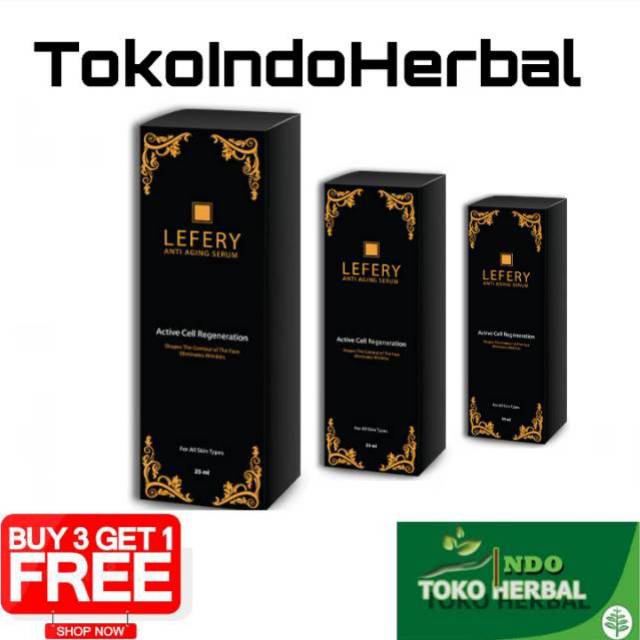 LEFERY Lefery Serum Anti Aging Gold Asli Original Terbaik .