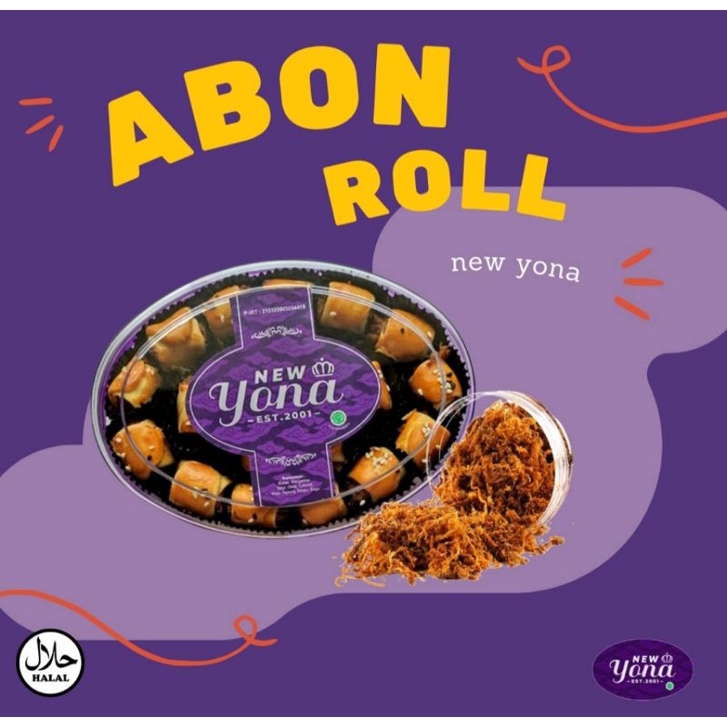 

Kue New Yona Cookies, Kue Kering Bandung Kekinian Varian Abon Roll